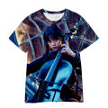 2023 New Wednesday Addams 3D Printing T-shirt Men Women and Children Summer Casual Pop New Style Clothing Tee Tops. 