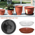 10 Pcs Plastic Garden Flower Pot Drip Trays Flower Potplant Water Tray Base For Indoor Outdoor Garden Supplies. 