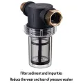 Garden Hose Filter, Sediment Filter Attachment for Pressure Washer Inlet Water, Inline Water Filter for Garden Hose. 