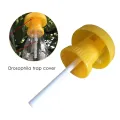 【ZOSR】In Stock Brand New Fruit Fly Trap Killer Plastic Geel Drosophila Val Fly Catcher Pest Insect Control Voor Home Boerderij Boomgaard 6*6*2 Cm. 