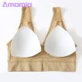 Amamia Women Brassieres Breathable Plus Size Wide Shoulder Strap Lady Bras Vest. 