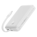Baseus Magnetic Mini Wireless Fast Charge Power Bank Type-C Edition  10000mAh 30W Stellar White. 