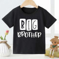 Big Brother Saurus Kids T Shirt Big Brothers Big Sisters Letter-printed Children's T-shirt Stranger Things Tops Tee Huggy Wuggy. 