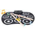 Roll Up Electric Drum Set Portable Lightweight 9 Pads Electronic Drum Kit. 