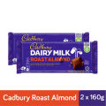 Cadbury Dairy Milk Roast Almond (160g x 2). 