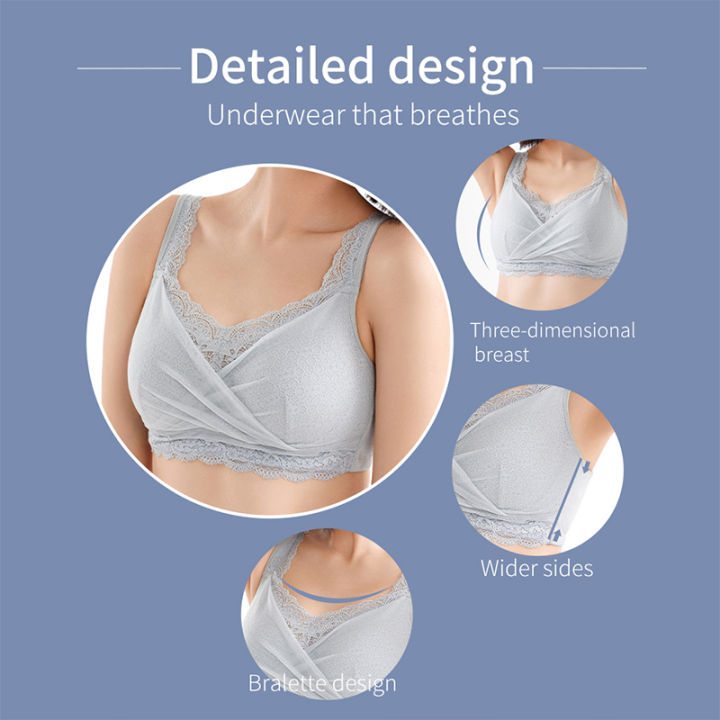 LERVANLA%206049%20Silicone%20Breast%20Bra%20Cancer%20Surgery%20Special%20Breast%20Bra%20Underwear%20Without%20Rims%20Breast%20Lace%20Tube%20Top%20-%20Image%205