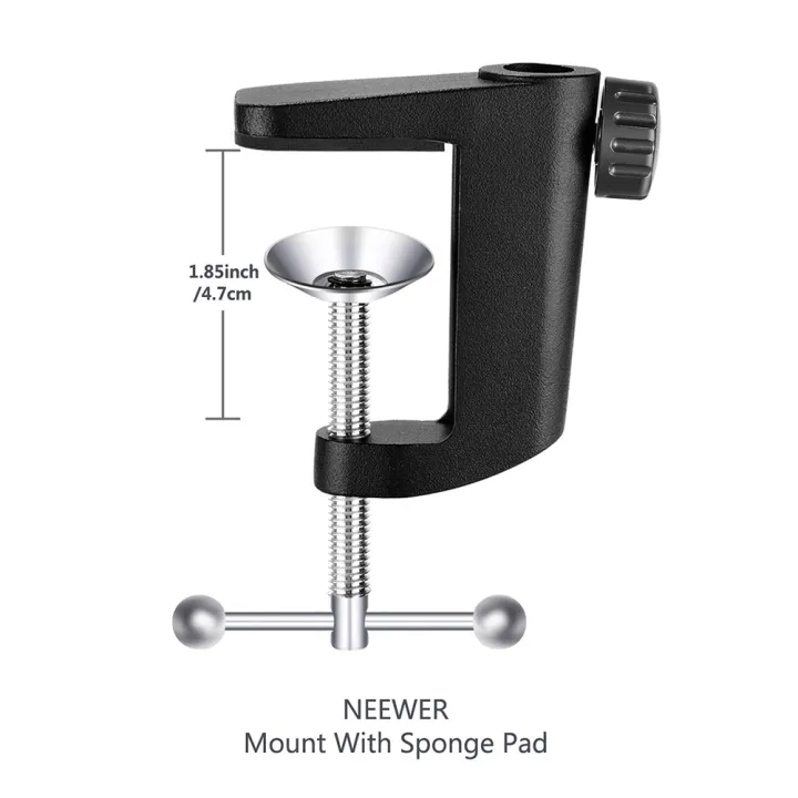 Metal%20Table%20Mounting%20Clamp%20Arm%20Stand%20Holder%20With%20Adjustable%20Positioning%20Screw%20For%20Microphone%20Desk%20Lamp%20Black%20-%20Image%206