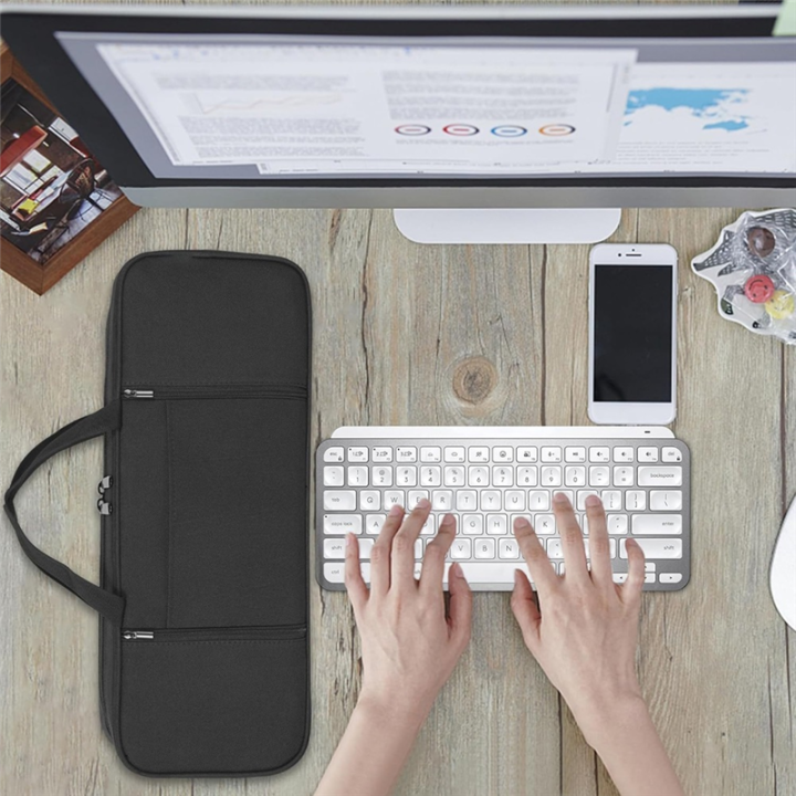 Travel Keyboard Case Bag Keys Mini Keyboard Carrying Storage Case ...