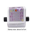 Household Office Supplies Mathematics Practice Addition And Subtraction Number Rolling Stamp Within 100 Math Roller Stamp. 
