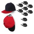 8Pcs Hat Hooks Hat Adhesive Hook for Wall Hat Rack for Baseball Cap Hat Display Hat Hangers for Wall Black. 