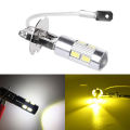 2PCS Car Lights Yellow H3 H1 10SMD 5630 LED 10LED Bulbs frelaxedor Fog Lights 12V h3 LED Bulb Auto Lamp Day Running Light. 