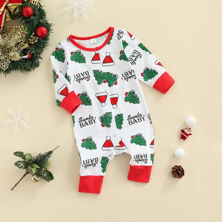 0-18M%20Christmas%20Infant%20Baby%20Girl%20Boy%20Romper%20SANTA%20BAGY%20Letter%20Elk%20Print%20Round%20Neck%20Long%20Sleeve%20Jumpsuit%20Costume%20Outfit%20-%20Image%205