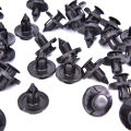 100Pcs 8mm Plastic Rivet Fastener Mud Flaps Bumper Fender Push Clips For Nissan Fugar. 