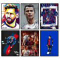 A3/A4 Size Framed Wall posters Football posters Messi Ronaldo Naymar wall posters wall decorations. 