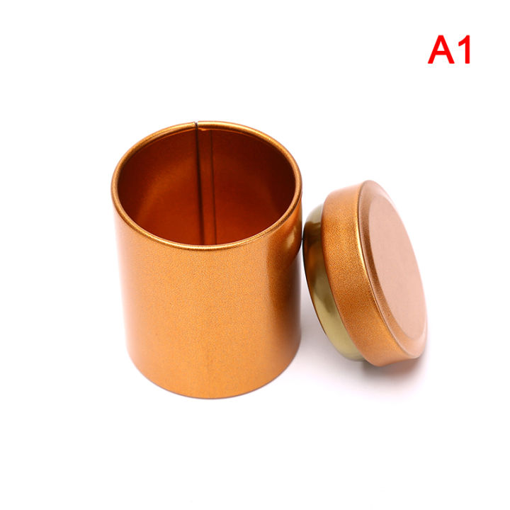 Portable Travel Tea Airtight Small Proof Container Stash Jar Metal ...