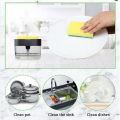 2-in-1 Soap Pump Dispenser With Sponge Holder. 