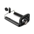 Universal Camera Stand Clip Bracket Holder Monopod Tripod Mount For Smart phone Smartphone Tripod Cell Phone Holder Mount Adapter, Fits iPhone, Samsung, and all Phones, Rotates Vertical and Horizontal, Adjustable Clamp. 