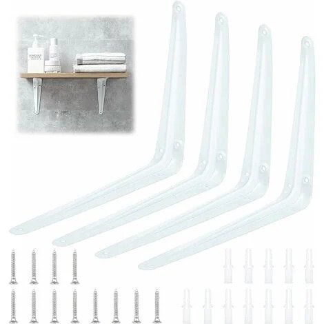 Shelf Bracket L Bracket 2Pcs Wall Bracket Rack With Nails