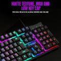 T-WOLF T20 Gaming Keyboards Computer Keyboard Backlight 104 Buttons USB Ergonomic Wired PC Laptop Games. 