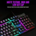 Firewings T20 Gaming Keyboards Computer Keyboard Backlight 104 Buttons USB Ergonomic Wired PC Laptop Games. 