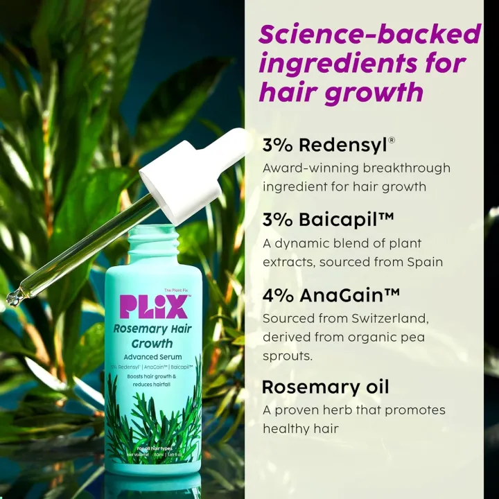PLIX%20-%20THE%20PLANT%20FIX%20Rosemary%20Hair%20Growth%20Serum%20with%203%25%20Redensyl,%204%25%20AnaGain,%203%25%20Baicapil,%2050%20ml%20(Pack%20of%201)%20%7C%20Stimulates%20Hair%20Growth,%20Increase%20Hair%20Density%20&%20Thickens%20Hair%20%7C%20For%20Men%20&%20Women%20FROM%20INDIA%20(SAM)%20-%20Image%204