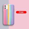 Genuine Rainbow Silicone Back Cover Case For iPhone X / iPhone XS (With Logo). 