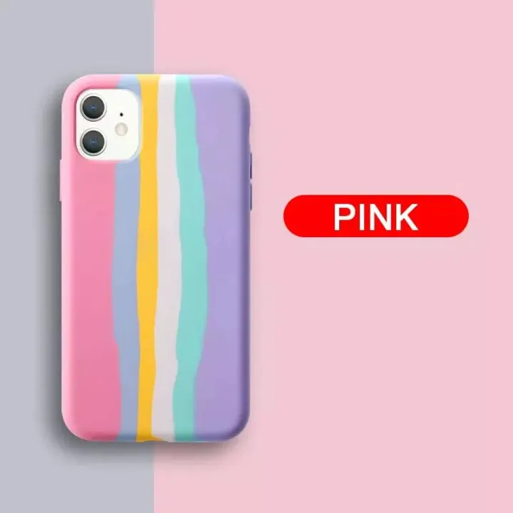 Genuine%20Rainbow%20Silicone%20Back%20Cover%20Case%20For%20iPhone%20X%20/%20iPhone%20XS%20(With%20Logo)%20-%20Image%204