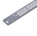 Car Styling Telephone Number Card Sticker Night Luminous Temporary Car Parking Card Plate. 