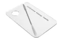 Clear Acrylic Makeup Palette Set Stainless Steel Toner Stick Nail Art Makeup Palette Beauty Tools. 