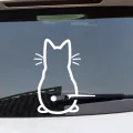 Funny Moving Tail Cat Car Sticker Window Wiper Decals Rear Windshield Sticker. 