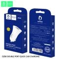 Denmen DZ06 3.1A Dual Charging Port Car Charger Auto ID Short Circuit Protection USB Mobile Car Charger. 