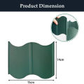 40Pcs Garden Landscape Edging Border Lawn Edging Decorative Landscape Fence Border for Yard Lawn Flower Bed Border Red. 