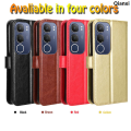 Qianxi【2025 Version】 PU Back Cover Casing For Vivo Y19S Y 19S 4G Phone Case. 