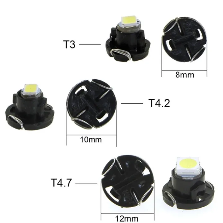 10Pcs%20T4.2%2012V%20LED%20Bulb%20Car%20Instrument%20Dashboard%20Meter%20Panel%20Lights%20Lamps%20-%20Image%204