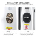 4PCS Car Door Shock-absorbing Pad Lock Buckle Buffer Protection Silicone Cover Car Door Lock Protective Pad. 