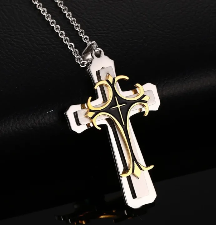 Cross%20Pendant%20Necklaces%20For%20Men%20Women%20Teens%20Punk%20Gothic%20Trendy%20Cross%20Necklace%20-%20Image%203