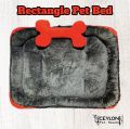 Comfortable Leopard Designed & Plain Colour Washable Rectangle Pet Bed Dog Bed Cat BedWith Free Pillow Small, Medium, Large, XL, XXL Sizes. 