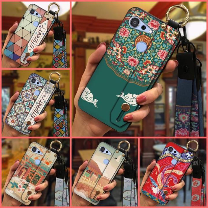 Wristband%20Anti-dust%20Phone%20Case%20For%20Kyocera%20Android%20One%20S6/Gratina%20KYV48%20Silicone%20Back%20Cover%20protective%20Fashion%20Design%20-%20Image%202