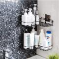 Piesome Multipurpose Kitchen Bathroom Corner Shelf Wall Mount Storage Rack Bathroom Rack Soap Holder Storage Box Shower Rack Shelf, Bathroom Racks and Shelves, Bathroom Stands And Racks. 