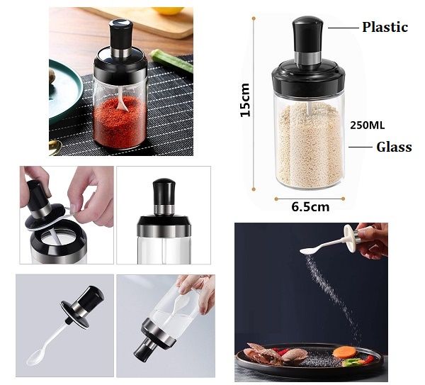 Seasoning%20Bottle%20Glass%20Spice%20Jars%20with%20Lids%20Salt%20Storage%20Seasoning%20Jar%20Spoon%20Lid%20Integrated%20Seasoning%20Bottle,Clear,250ML%20-%20Image%202