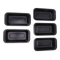 Bread Bakeware PTFE Coating Loaf Pan Carbon Steel 5PCS for Brownies. 