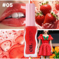 New specials 6-colors Fruit Honey Essence Lip Oil Long Lasting Moistourizing Liquid Lipstick Transparent Pearl Lip Glaze Korea Makeup LipCare. 