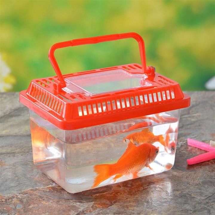 Guppy Plastic Tank Small Pet Home Fish Aquarium Betta Tank