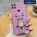 Gloden tree Casing oppo a15 oppo a15s a35 phone case Softcase Electroplated silicone shockproof Protector Smooth Protective Bumper Cover new design. 