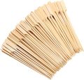 Bamboo Paddle Skewers BBQ Skewers Grill Kebab - 50 Pcs. 