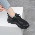 Sneakers Women Platform Light Beige Shoes Plus Size 35-42 Casual Chunky Black Sneakers Woman Trendy Vulcanized Shoes. 