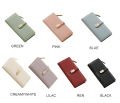 David Jones Paris Long Crocodile Wallet 2 Fold Phone Card Holder Organiser for Women and Gilrs. 
