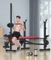 Weight Bench - Multi functional Home workout Bench Full bench Multipurpose Bench with lat pull down. 