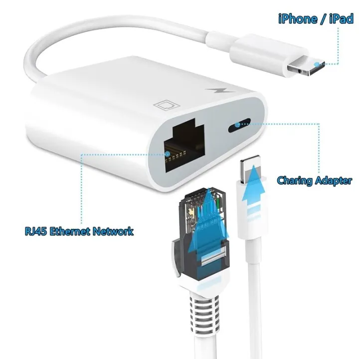Lightning%20to%20Ethernet%20Adapter,RJ45%20Ethernet%20LAN%20Network%20Adapter,%20Plug%20and%20Play,%20Supports%20100Mbps%20Ethernet%20Network%20with%20Charge%20Port%20-%20Image%203