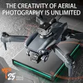 P25 Mini 8K Remote Control Drone with cheap price Long Flight Time Wifi FPV Positioning Foldable Drone Quadcopter Drone. 